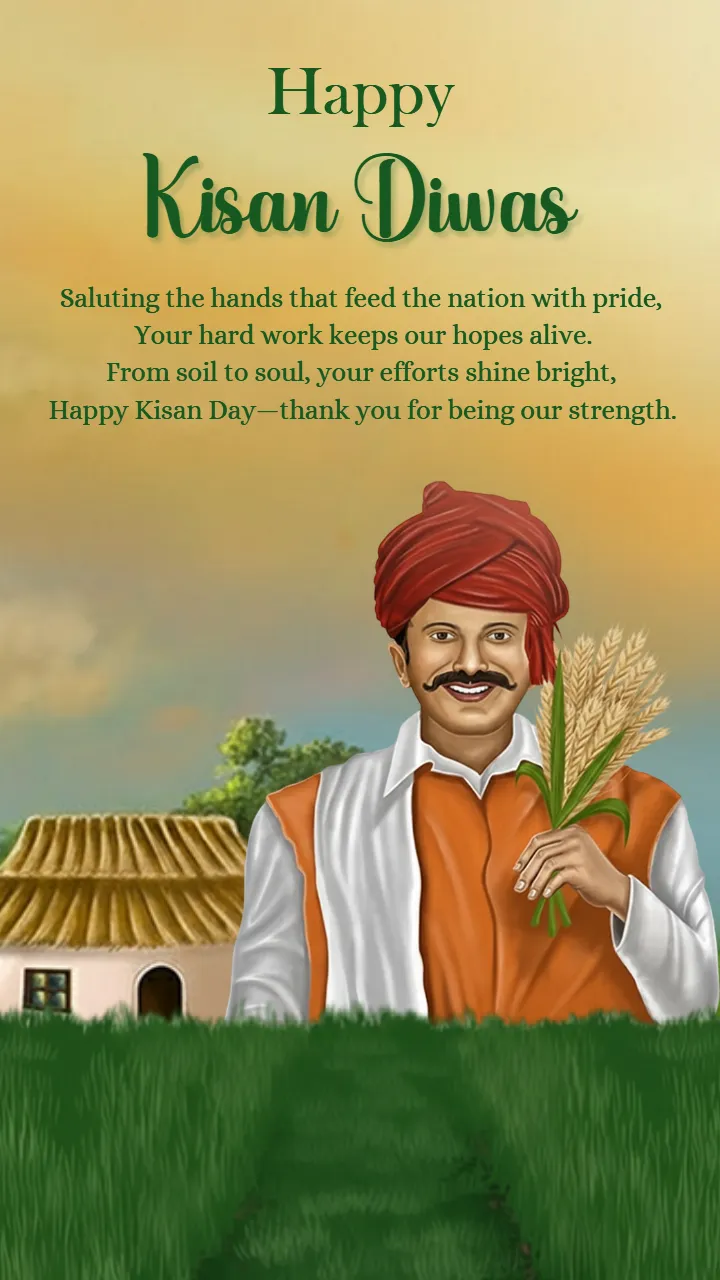 Happy Kisan Diwas Status Video English Download Today Now