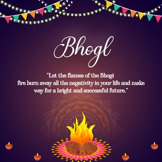 Bhogi Festival Template Design Online