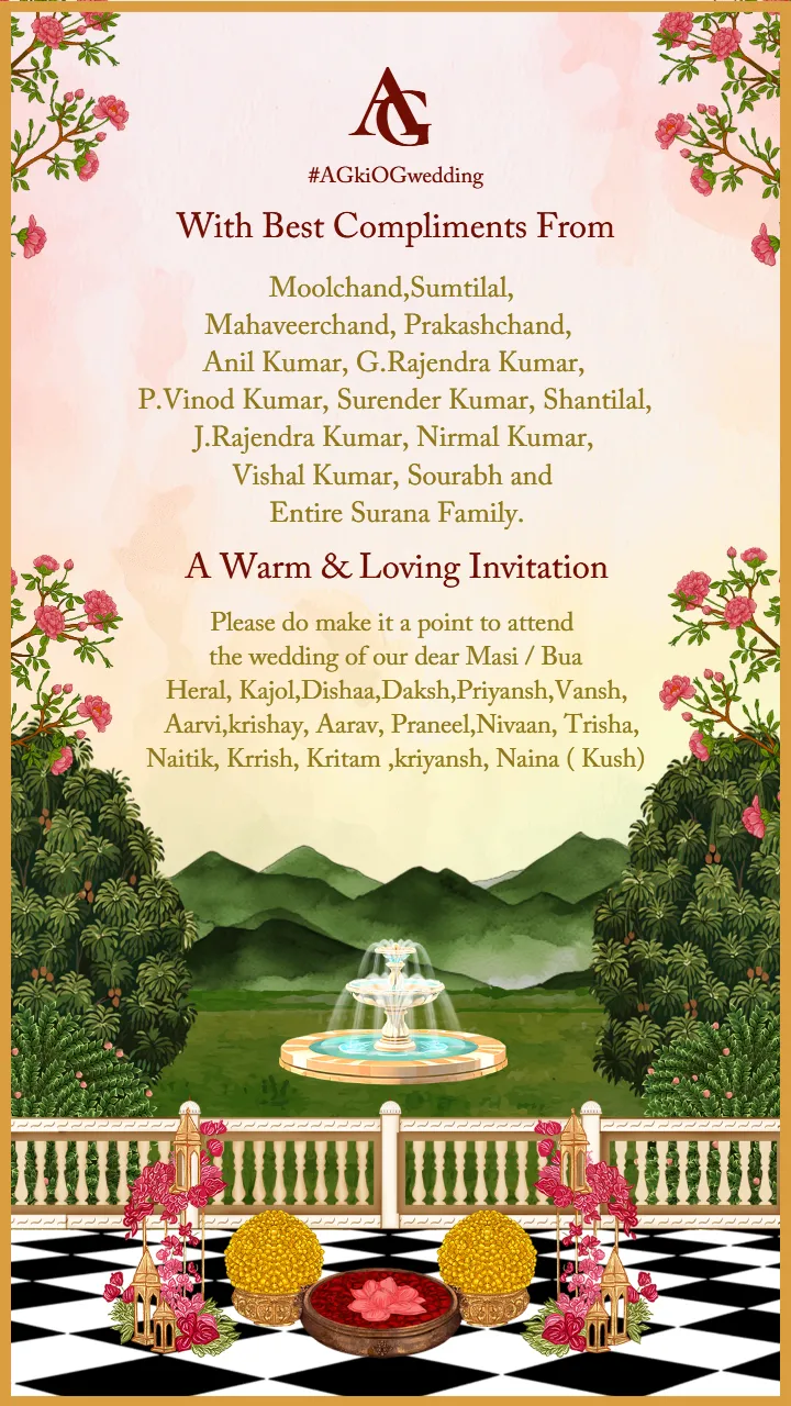 Wedding Invitation Video for Traditional Celebrations