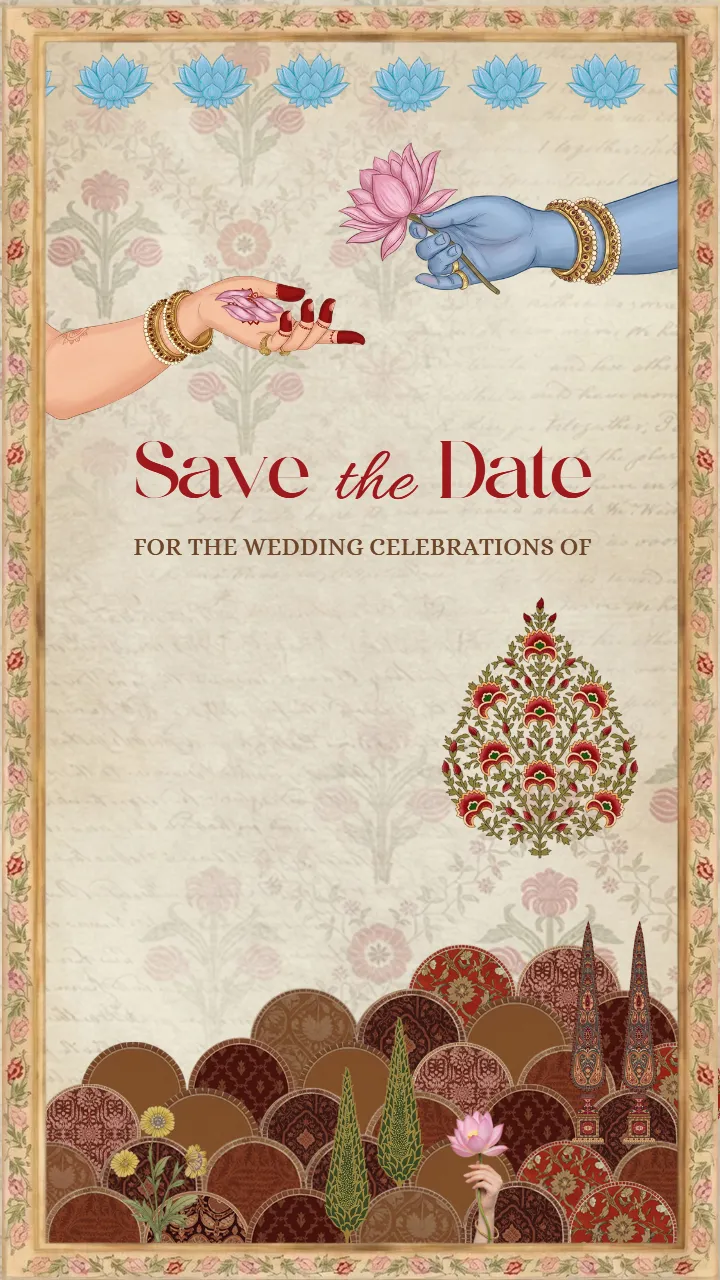Marathi Wedding Invitation Video Elegant Heritage Theme
