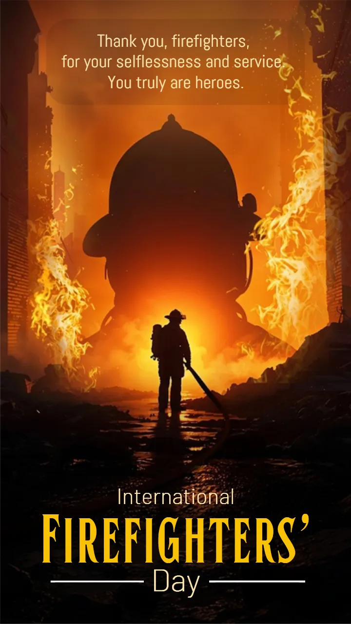 International Firefighters Day Images in English for Tribute