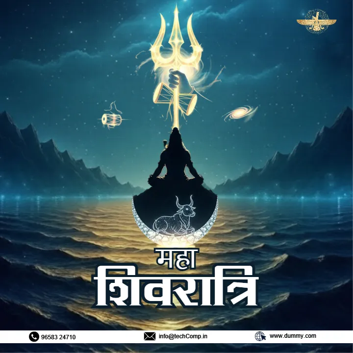 Beautiful Best Mahashivratri Branding Post in Hindi 2026