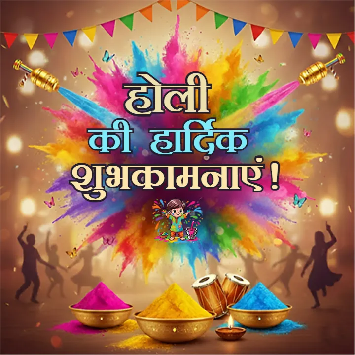 Best Happy Holi Wishes In Hindi Images 2026 HD Download