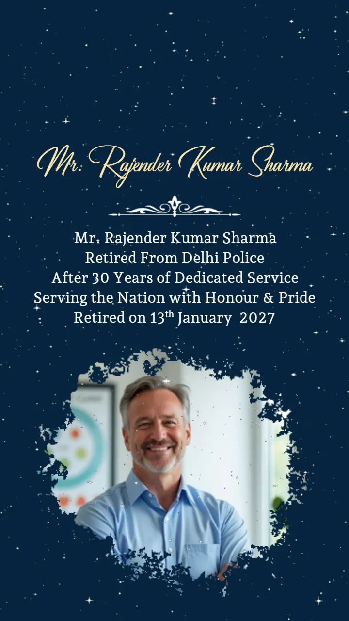 Retirement Invitation Video with an Elegant Farewell Theme