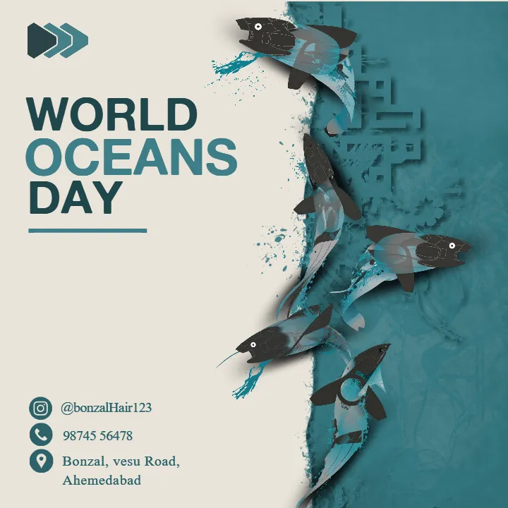 Unique World Ocean Day Branding Post For Share Everyone