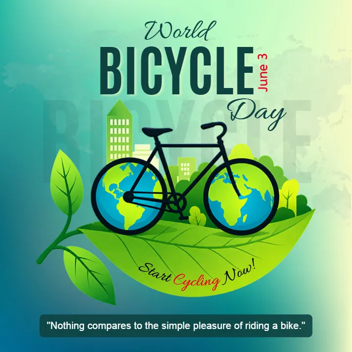 Unique World Bicycle Day Greetings Ideas for Everyone