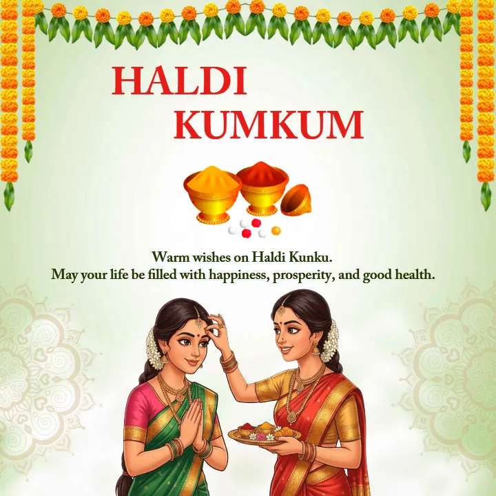 Haldi Kumkum Invitation Message for Traditional Celebration