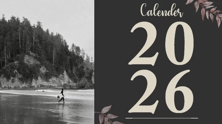 2026 calendar images designed for modern photo calendar
