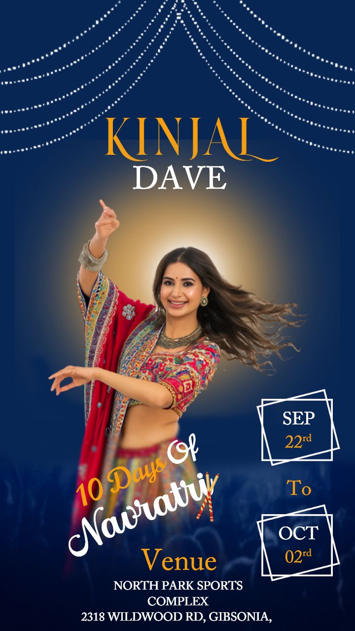 Beautiful Navratri Image to Celebrate the Festival English