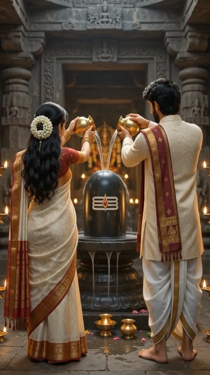 3D Wedding Invitation Video with Traditional Temple Theme