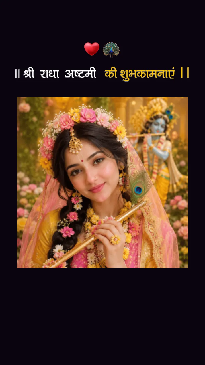 Radha Ashtami Status Video in Hindi for Festival Wishes