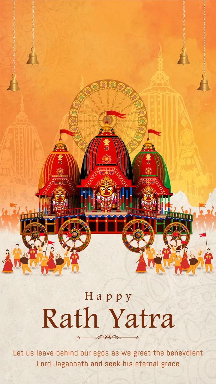 Jagannath Rath Yatra Invitation Video Personalized Designs