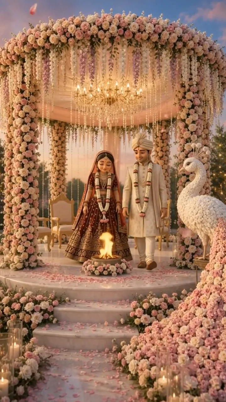 3D Gujarati Wedding Invitation Video for Grand Celebrations