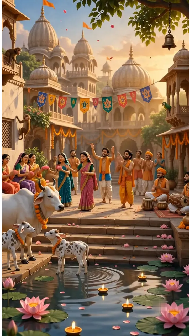 AI Janmashtami Invitation Video for Krishna Utsav