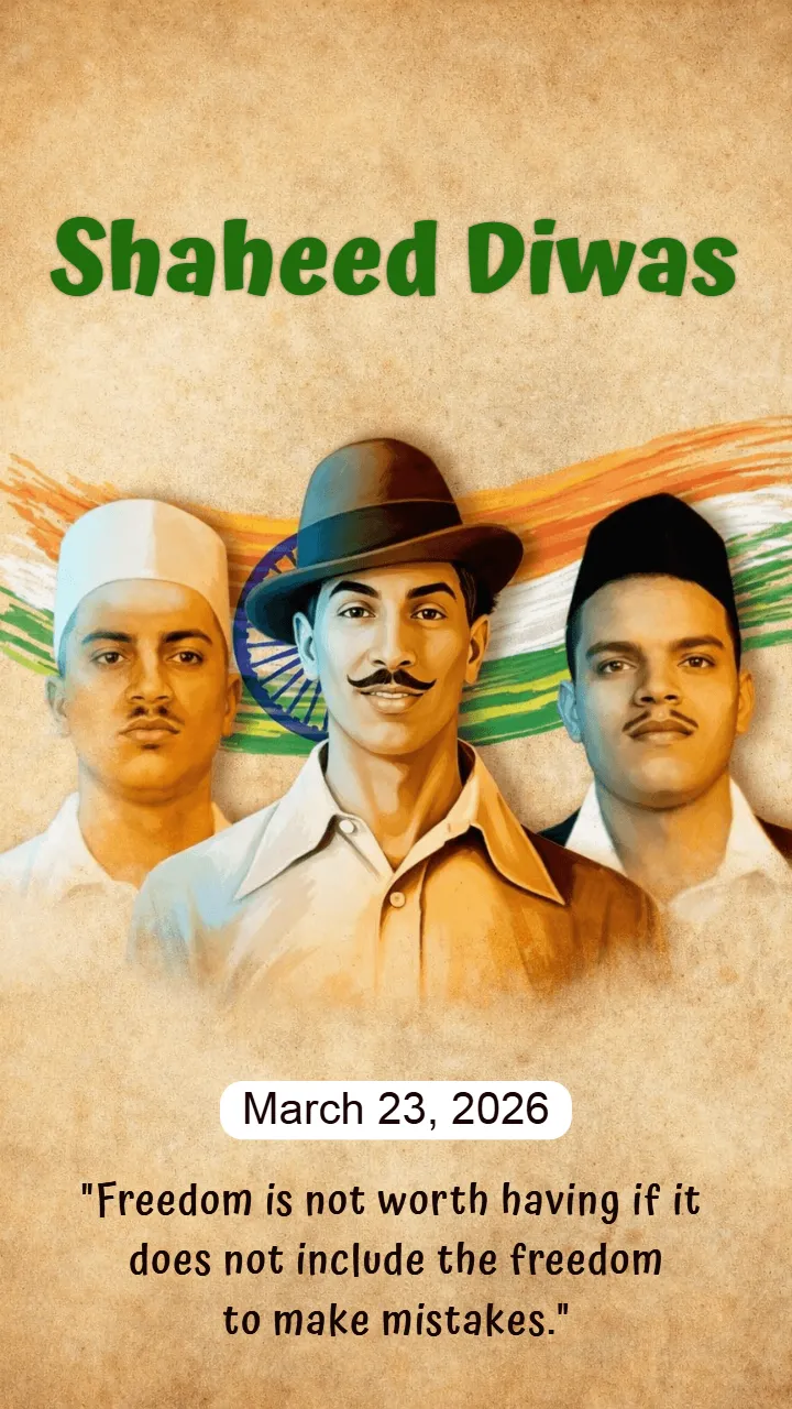 Shaheed Diwas Status Video Latest Collection 2026