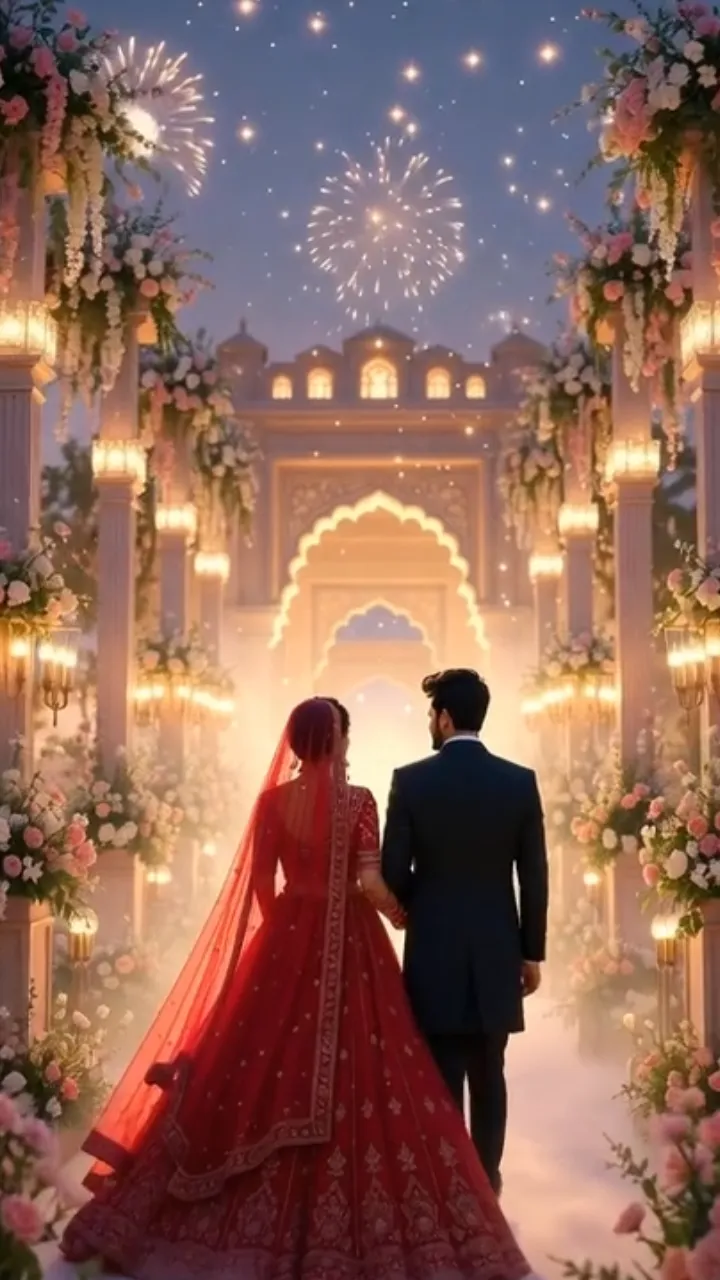 3D Wedding Invitation Video Royal Palace Theme