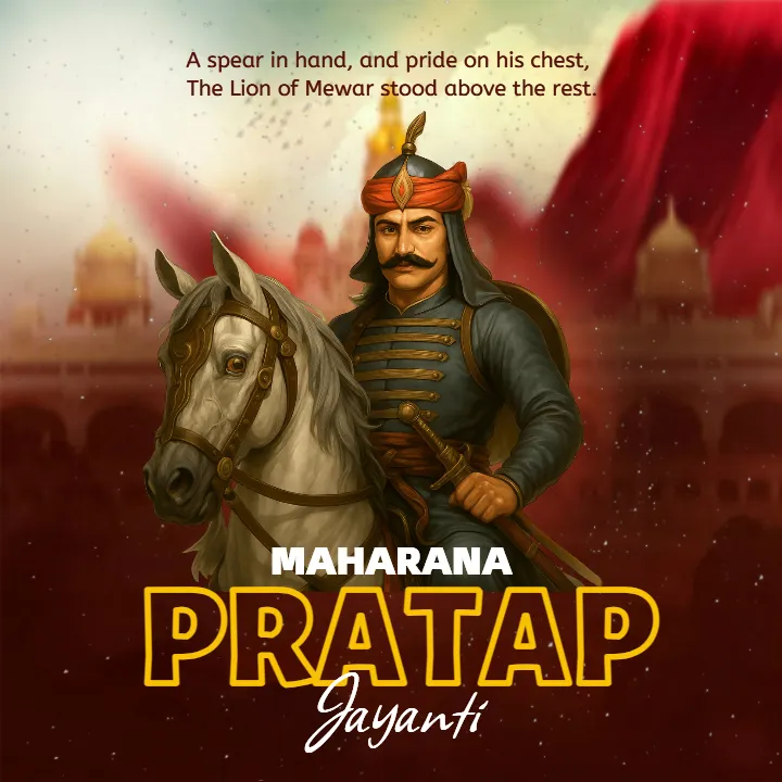 Latest Maharana Pratap Jayanti Wishes for Social Media