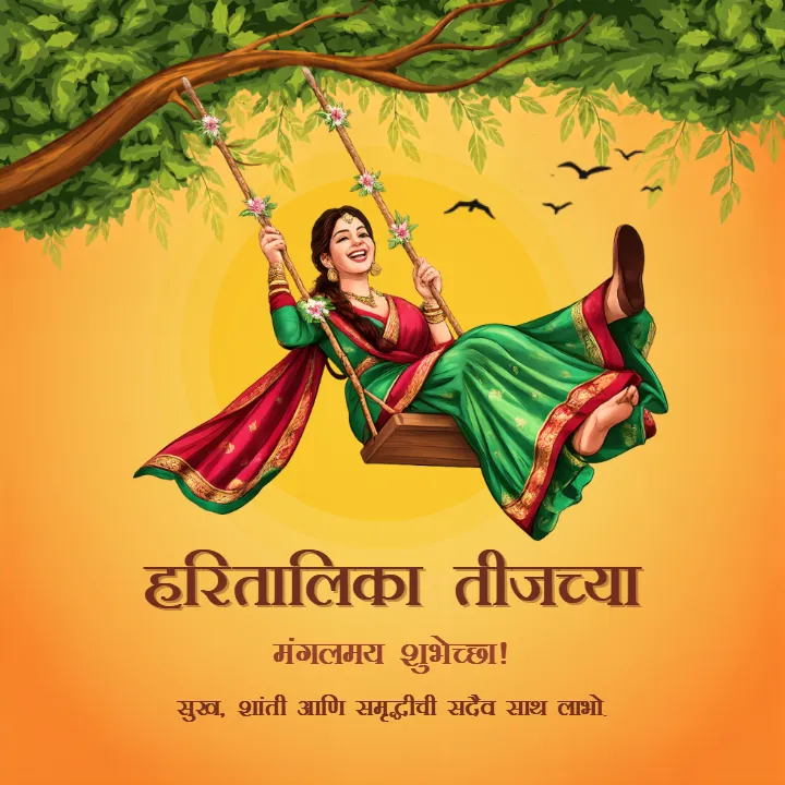 Hartalika Teej Image in Marathi Latest Download Ideas