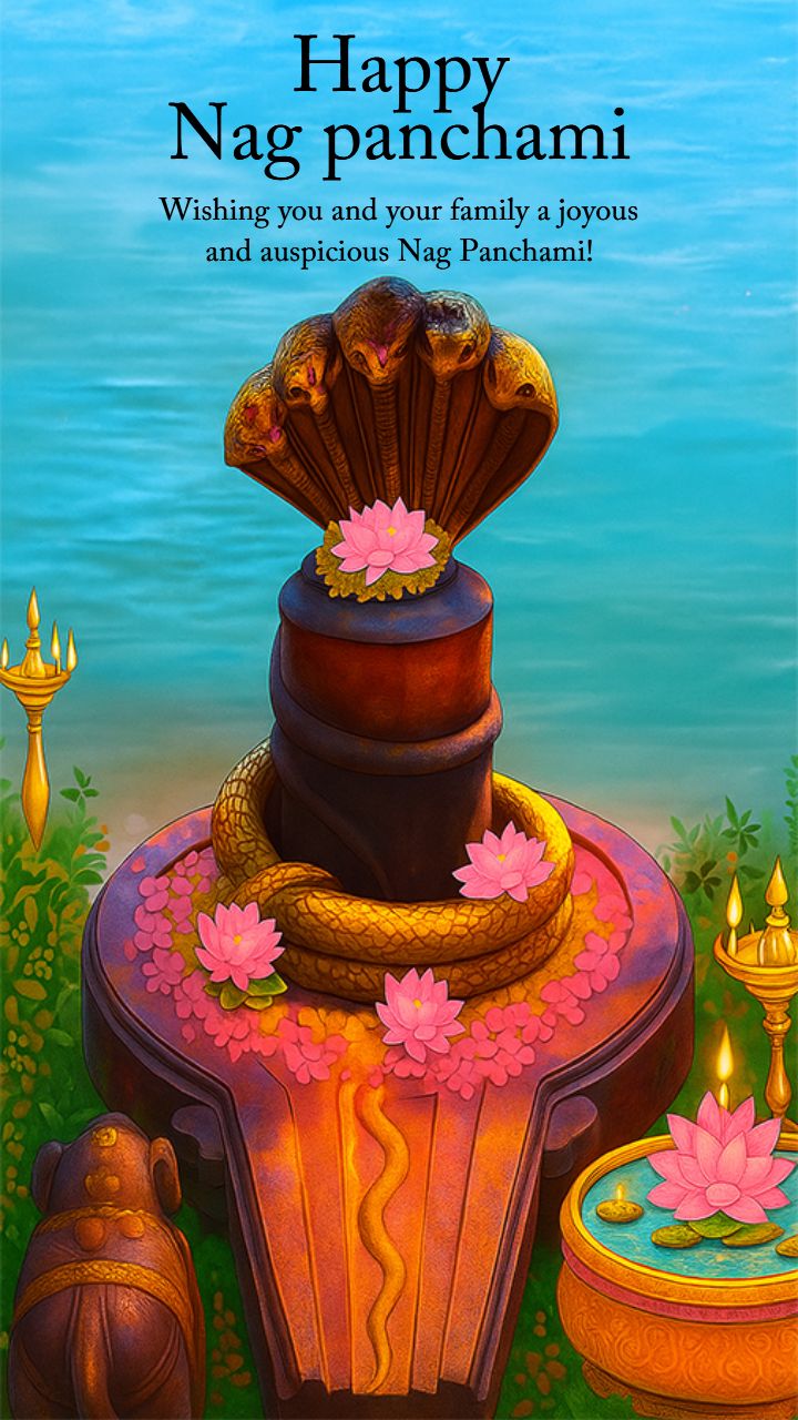 Nag Panchami Wishes Images of Shiv Ji for 29 July 2025