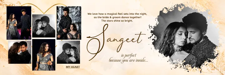 Wedding Album English PSD With Modern Wedding Story