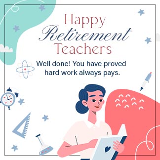 Retirement Teacher Wishes And Greeting Card Design 2025