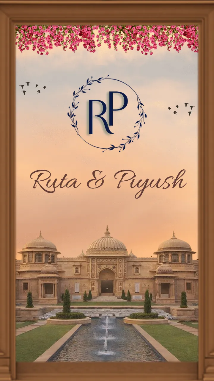 Royal Wedding Invitation Video With Grand Design