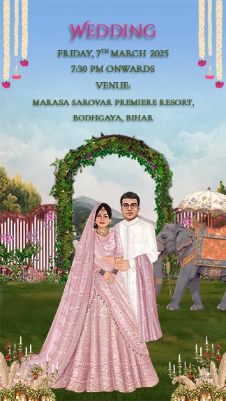 Stylish Wedding Invitation Template For Every Celebration