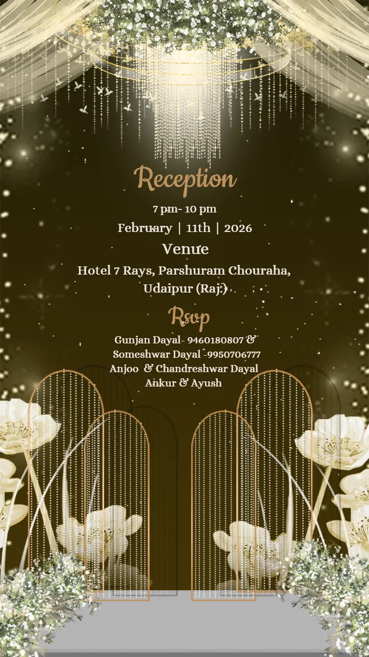 Wedding Invitation Video Multi Event Ceremony Design