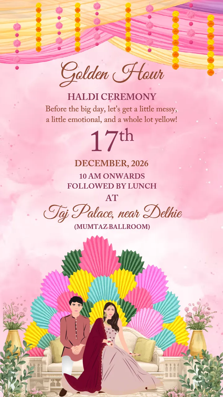 Punjabi Wedding Invitation Video for Grand Luxury Weddings