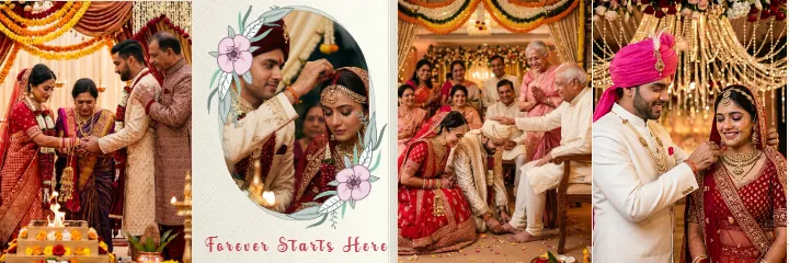 Gujarati Wedding PSD Album Beautiful  Design Collection