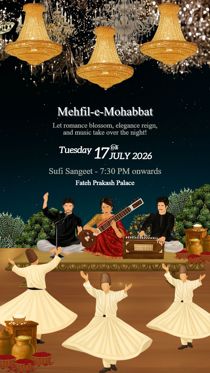 Wedding Invitation Video Templates in Radha Krishna Theme