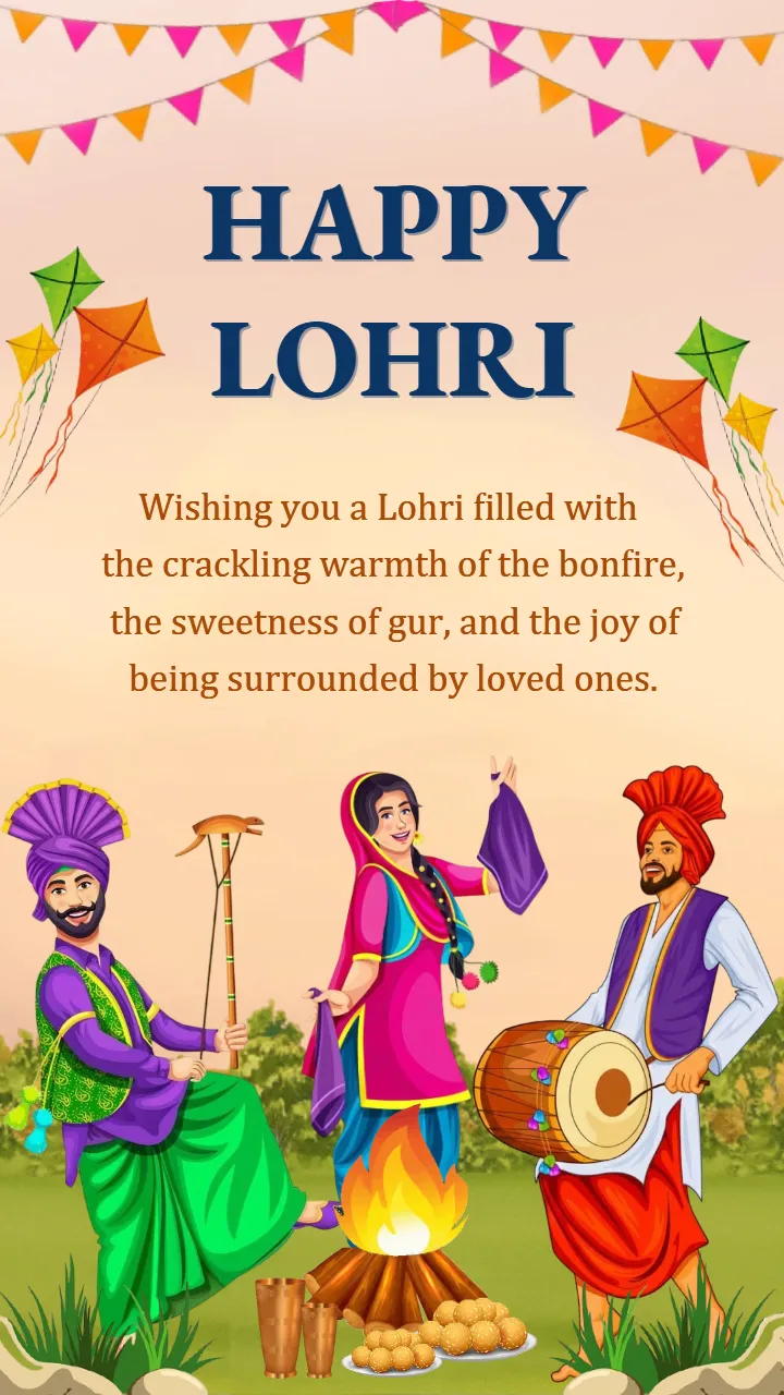 Happy Lohri Status Video in English 2026 for WhatsApp