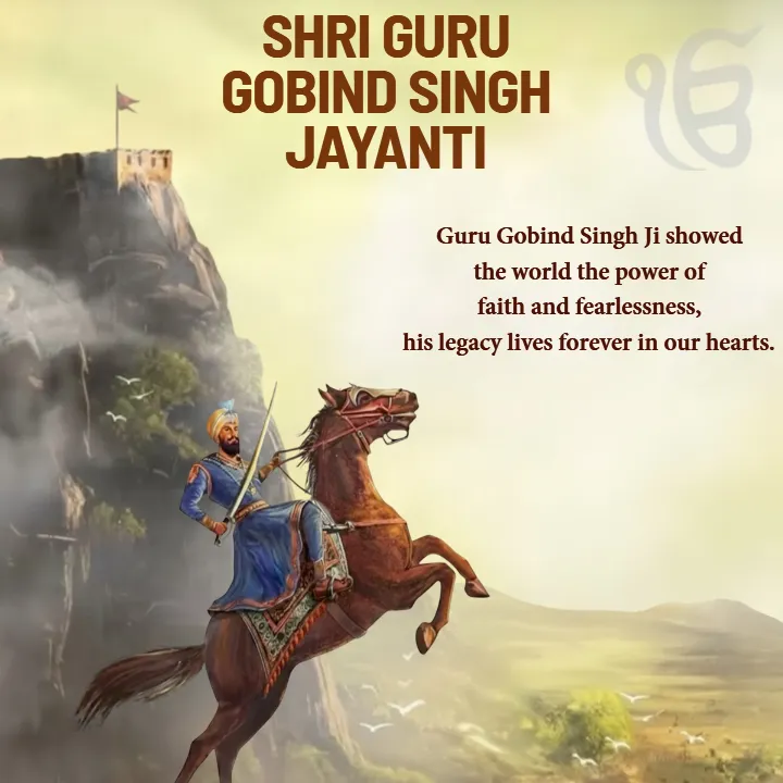 Guru Gobind Singh Jayanti HD Image with Celebrate His Legacy