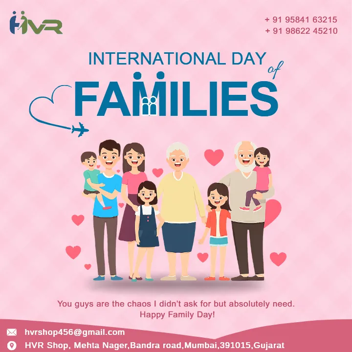 Creative International Family Day Branding post in English