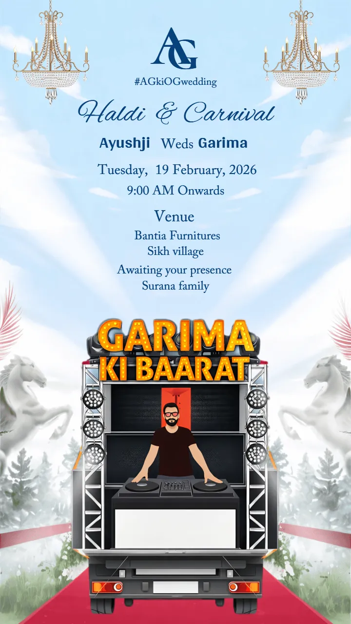 Wedding Invitation Video for Traditional Celebrations