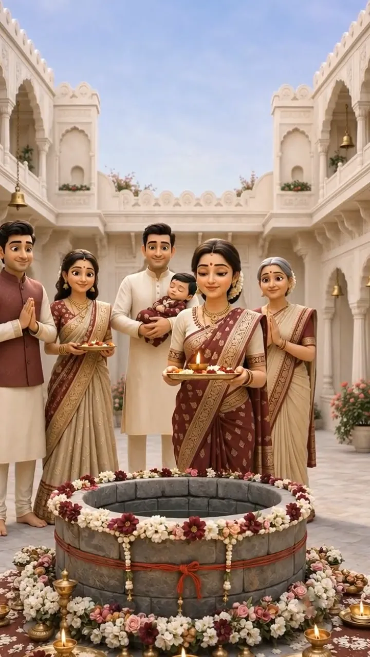 3D Kua Pujan Invitation Video for a Traditional Baby Ritual