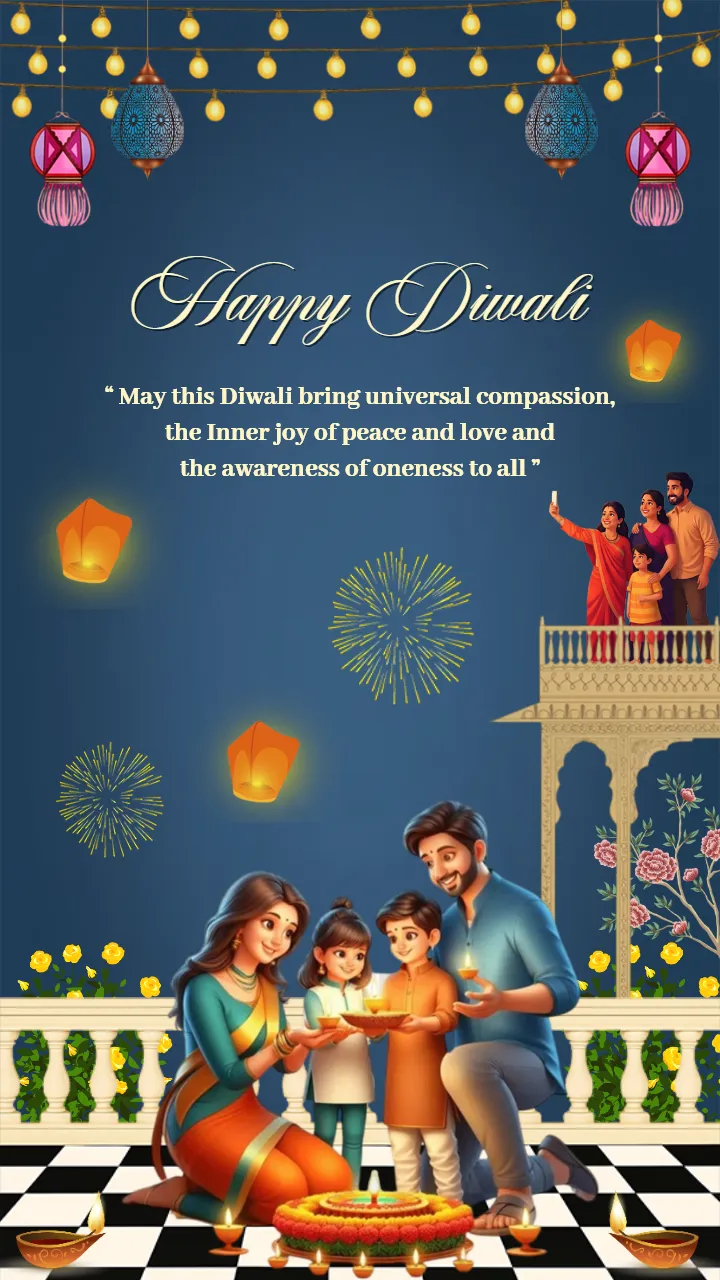 Celebrate Light And Love With Happy Diwali Status Video