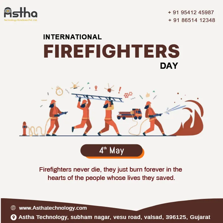 Best Firefighters Day Branding Post in English for Awareness