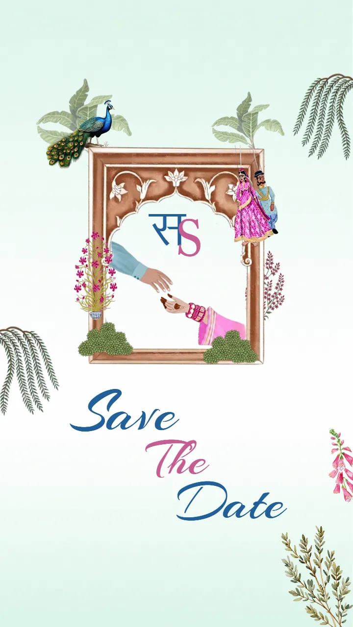 Save The Date Video with Royal Indian Wedding Theme