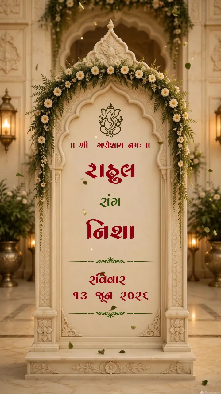 3D Jal Ceremony Invitation Video Template