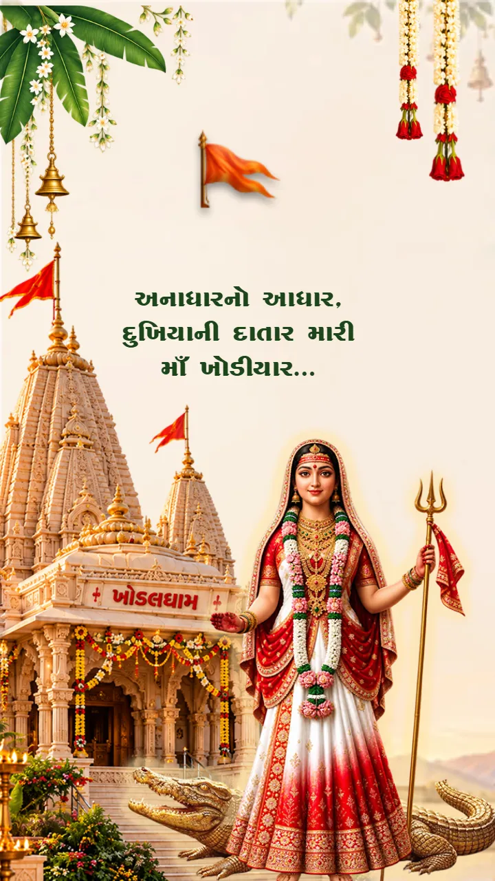 Dhwajarohan Invitation Video in Gujarat for Maa Khodiyar
