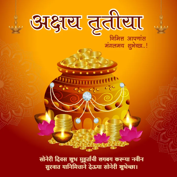 Latest Happy Akshaya Tritiya Wishes in Marathi Download