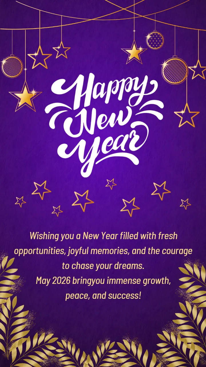 Happy New Year Status Video 2026 for WhatsApp And Reels