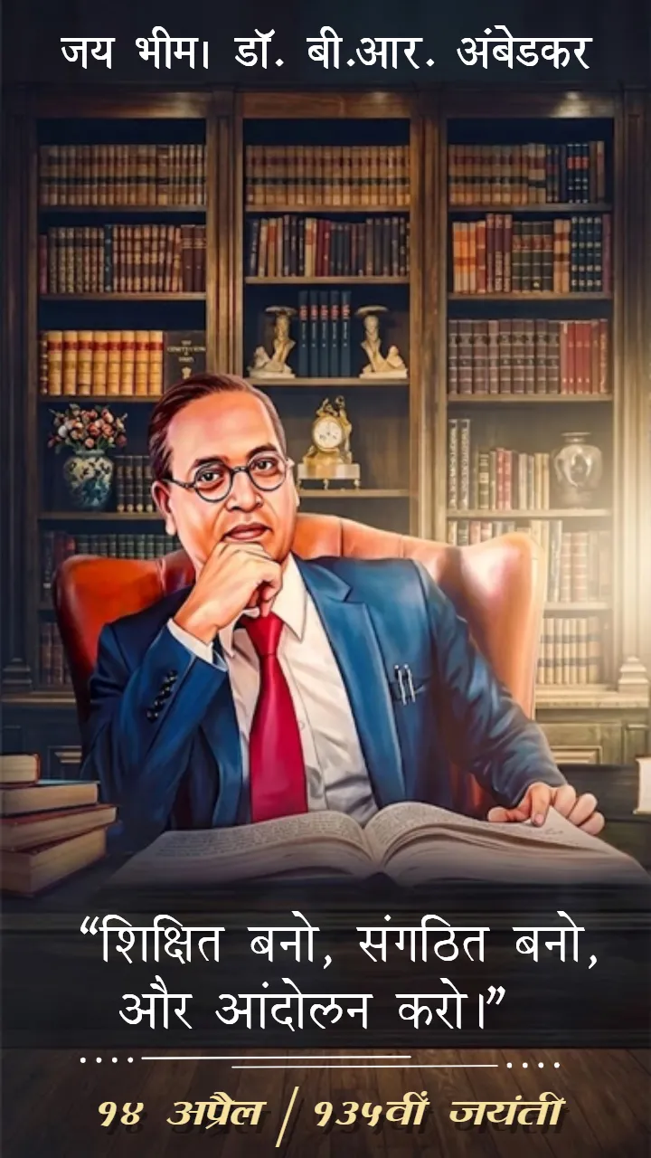 Full Screen Dr Ambedkar Jayanti Status Video in Hindi HD