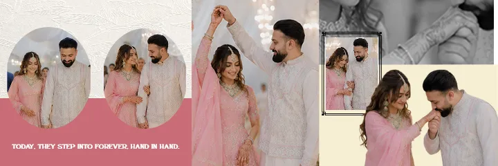 Engagement Album PSD Cinematic Engagement Album Pink HD