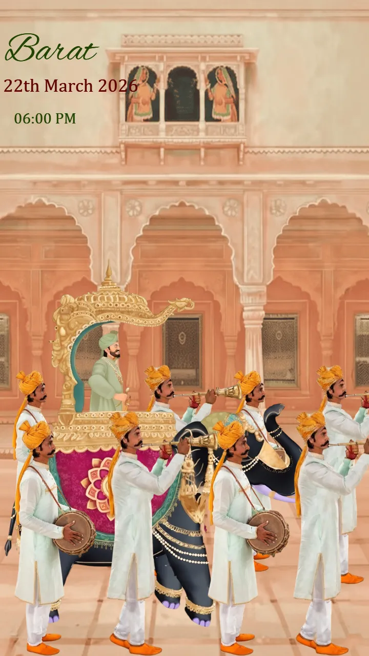 Wedding Invitation Video Royal Rajasthan Style