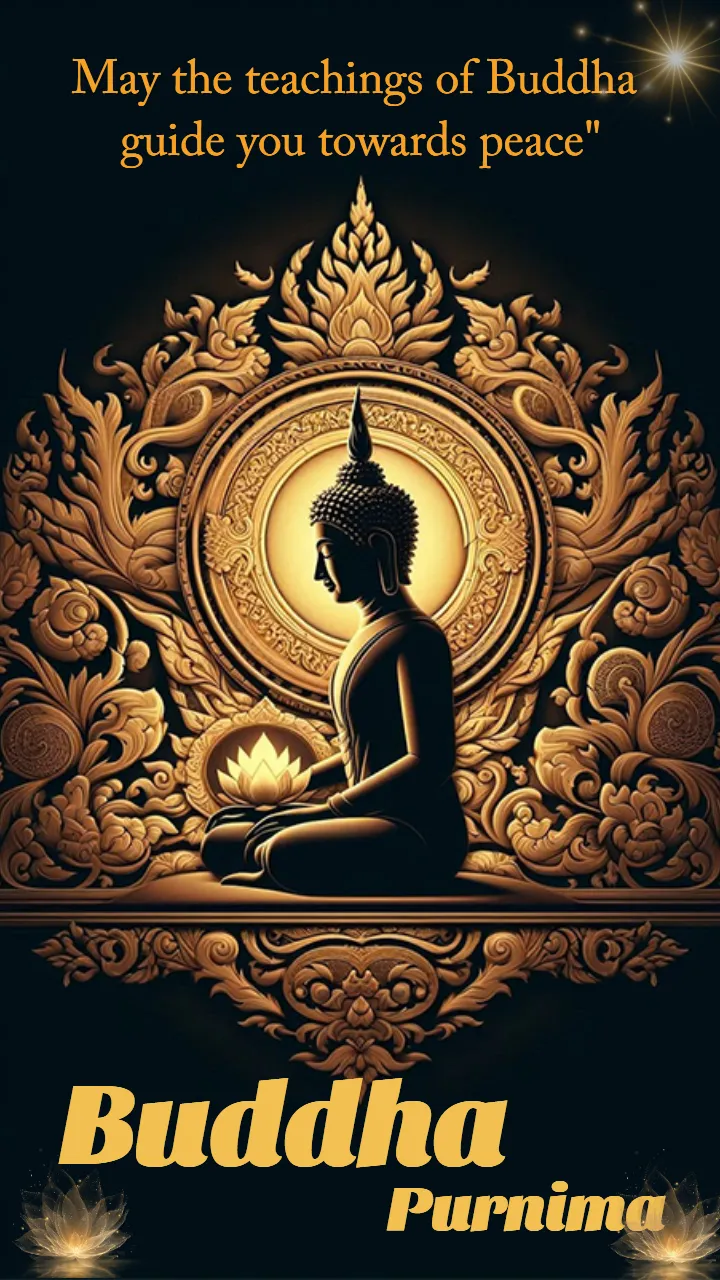 Full Screen Happy Buddha Purnima Status Video in English