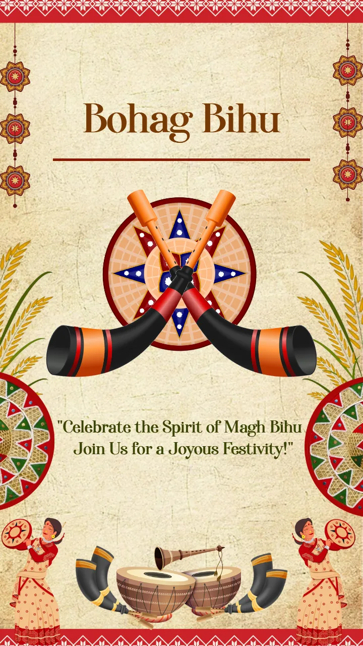 Bohag Bihu Status Video in English 4K for Happy Moments