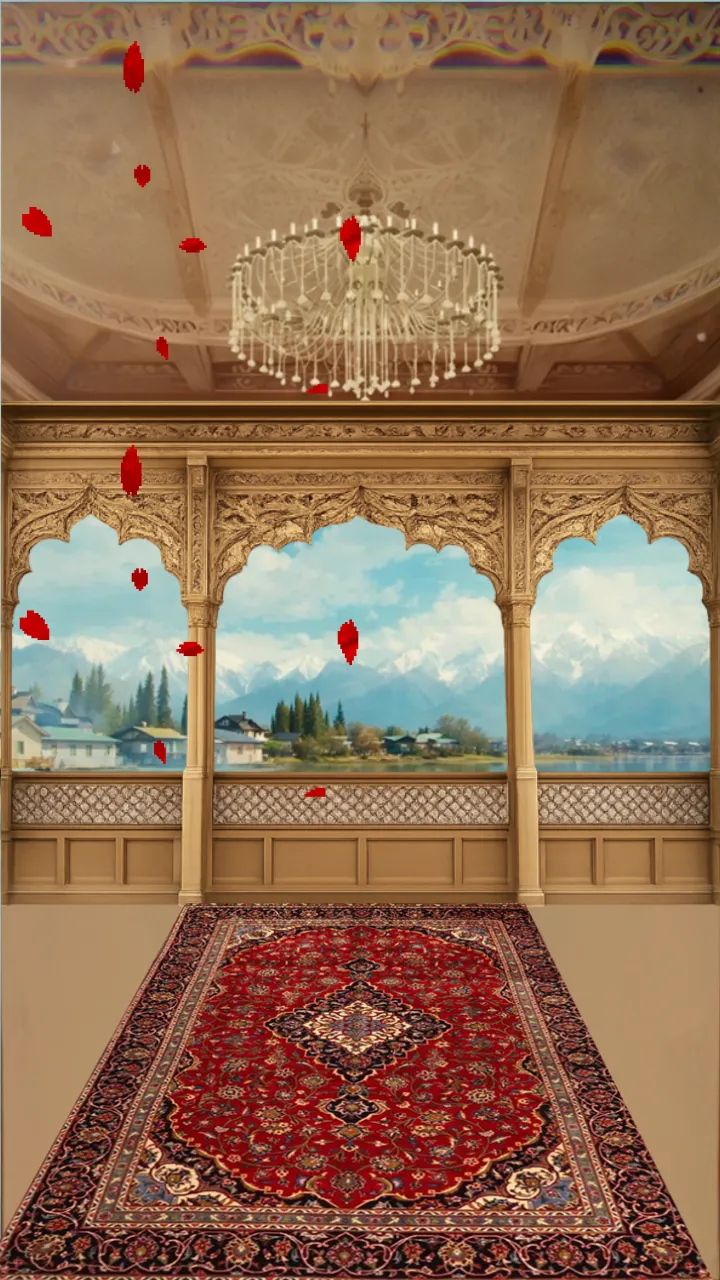 Fifty Years Anniversary Invitation with Royal Palace Theme