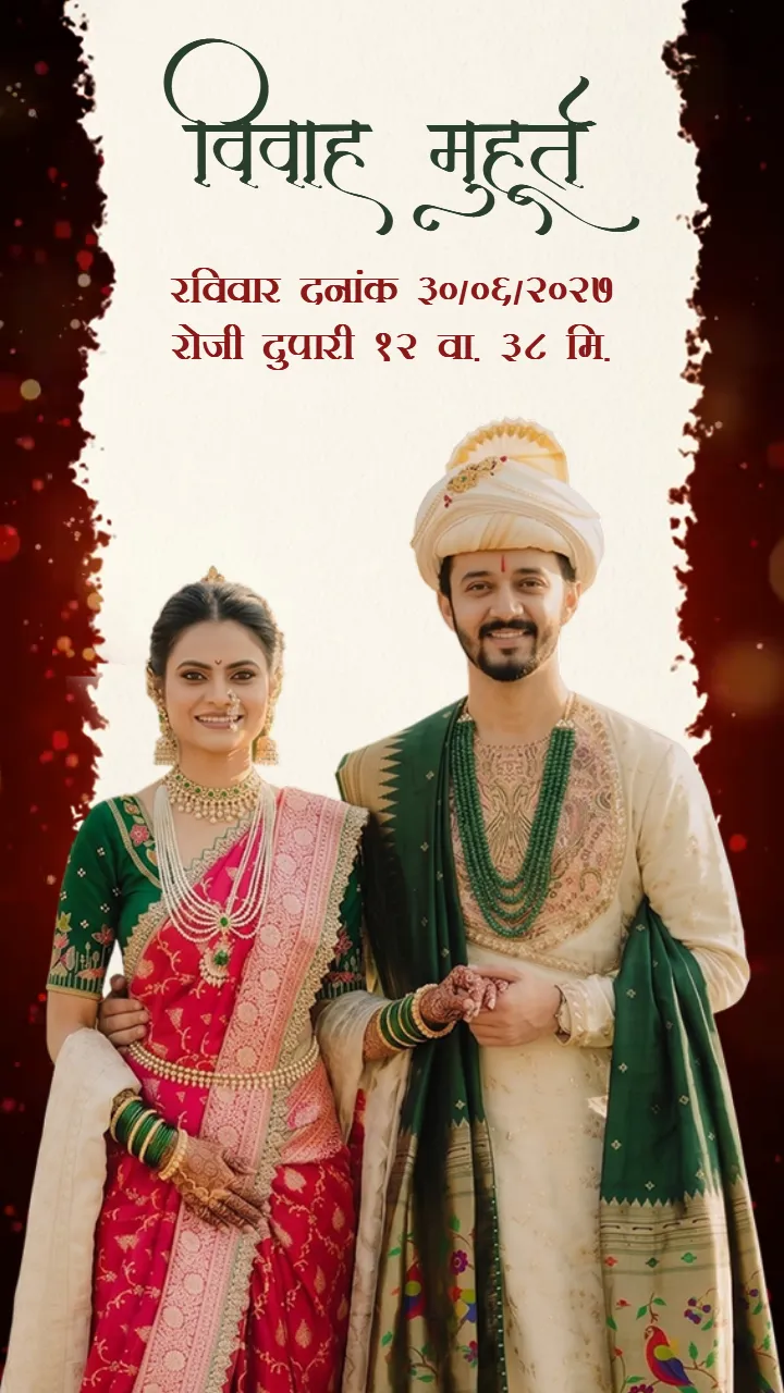 Marathi Wedding Invitation Video Premium Template